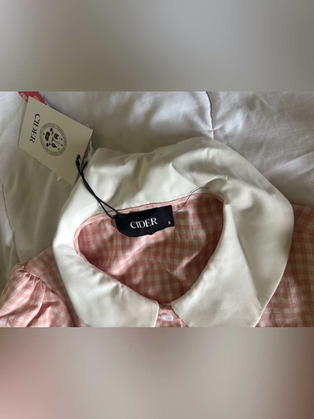 cider pink gingham dress!! (NWT) 🎀 - Picture 6 of 10
